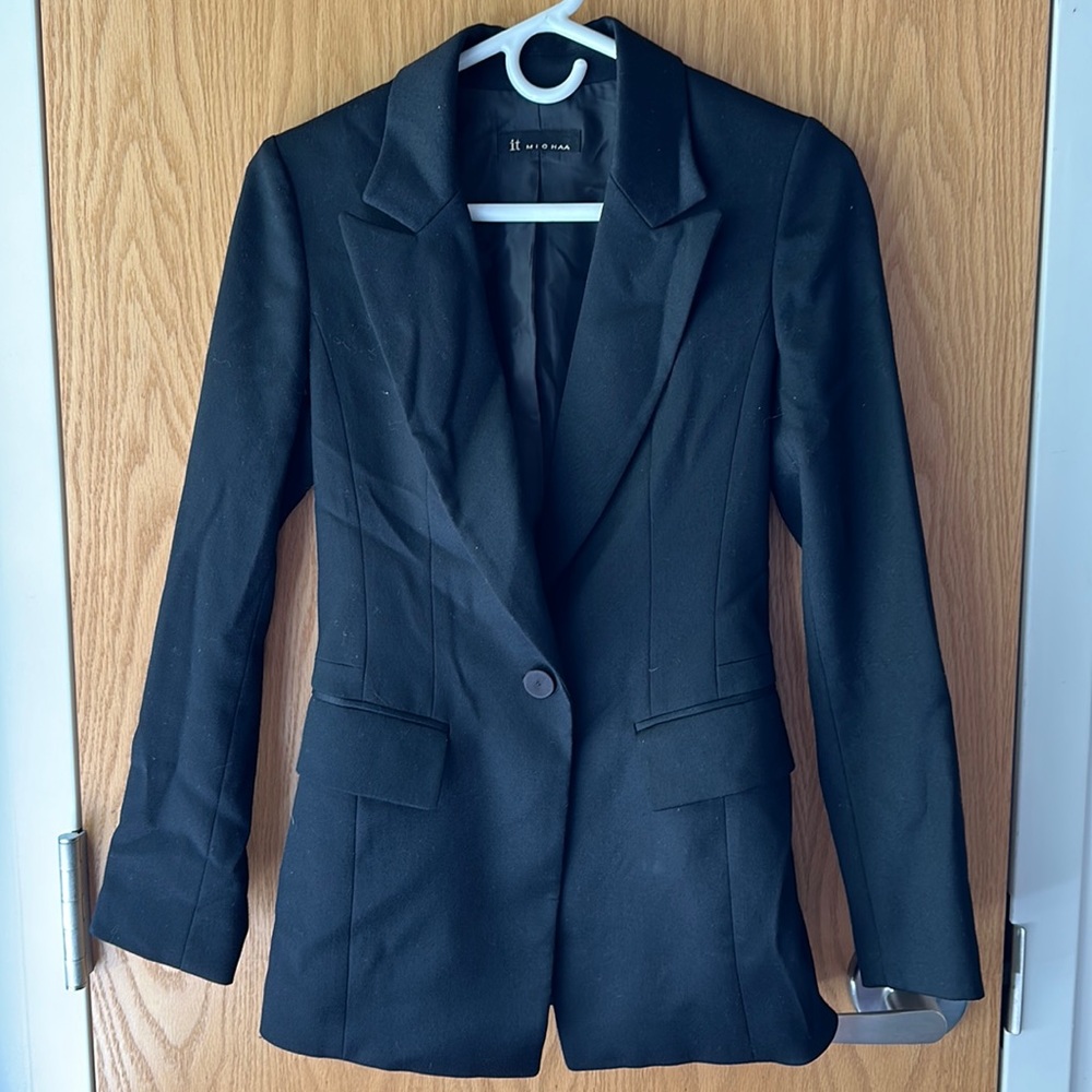 Black suit jacket